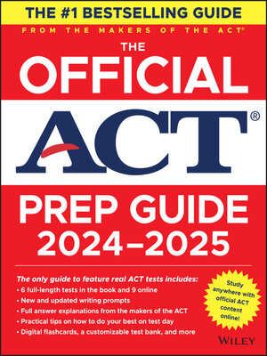 cover image of The Official ACT Prep Guide 2024-2025